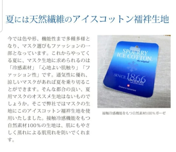 《マスク2020》夏マスク☆ダブルワイヤー立体　ミント　ひんやり　爽やか　薄手　プリーツマスク　接触冷感　UVカット 3枚目の画像