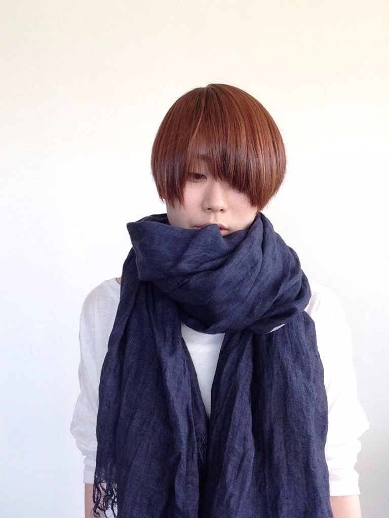 育てるリネンストール フルサイズ(インディゴi01)