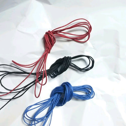 蝋びき糸のネックレス&アンクレット 5枚目の画像