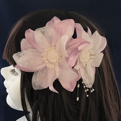 【kino✣七五三・成人式髪飾り✣】　　手作りステンドグラス 2 kino✣七五三・成人式髪飾り✣】 手作りステンドグラス 2 kino