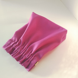 赤紫のばね口ポーチ(12cm) 7枚目の画像