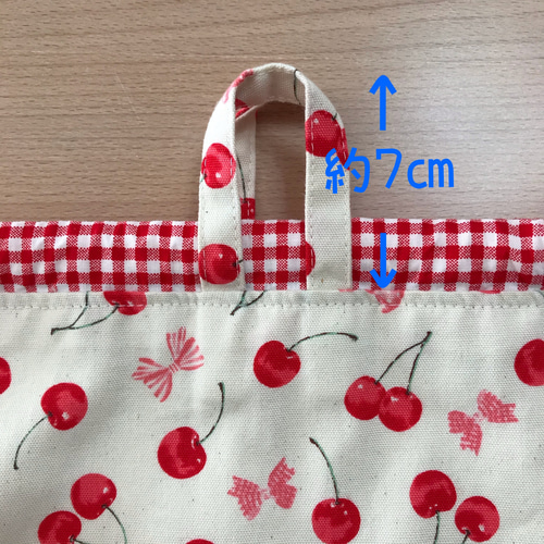 ハンドメイド♡さくらんぼ巾着 ハンドメイド♡さくらんぼ巾着