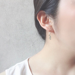 [PE] minimum sapphire Pierced Earring 2枚目の画像