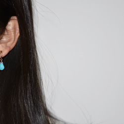 [PE]  Turquoise EarringClips 2枚目の画像
