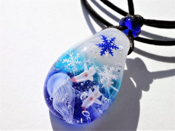 “Clione和水母”挂件玻璃球蜻蜓水母clione雪 第5張的照片