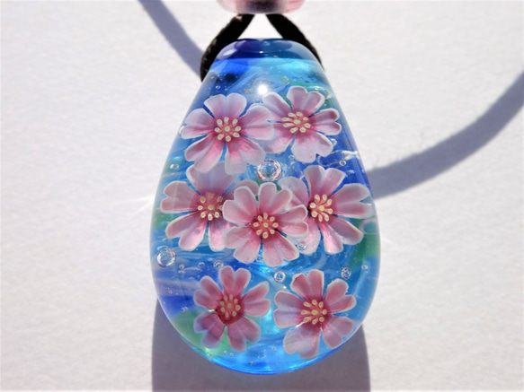 “櫻花”吊燈玻璃Tonbon球櫻桃樹 第2張的照片
