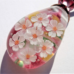 “大島櫻花”挂件玻璃球蜻蜓櫻花 第3張的照片