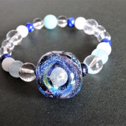 “藍月亮”手鐲Tonbo球珠寶盒玻璃星係明星寶石 第5張的照片