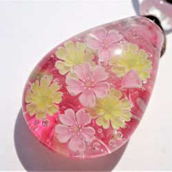 “櫻花和薑黃櫻桃樹”吊墜玻璃tonbo球櫻花春天 第3張的照片