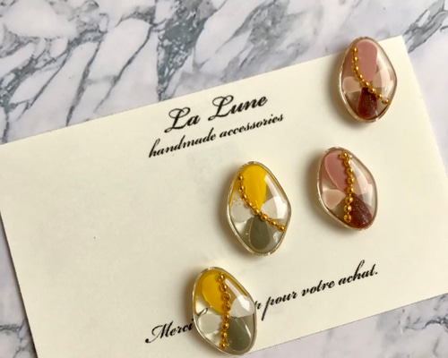 ≪115 パープル≫レジンピアス 400円 ≪135 パープル≫レジンピアス 400円 - メルカリ