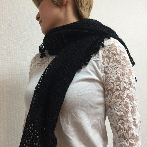 薔薇のふわふわ三角ストール ストール mayumi 通販 4795120｜Creema