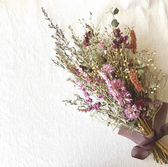 【♡マダミン♡様おまとめ】ドライフラワー ドライフラワー*°♡Classical Gardenミニミニスワッグ2点セット