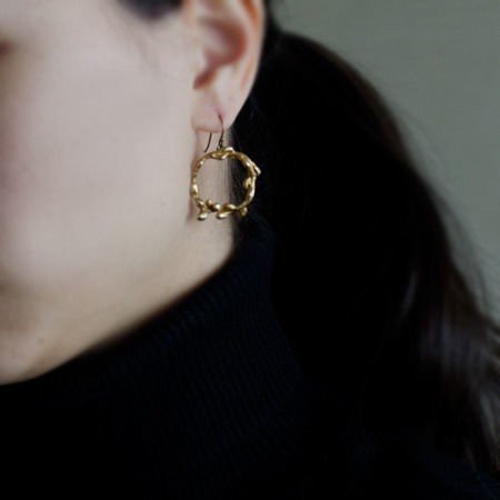 Wreath / earrings