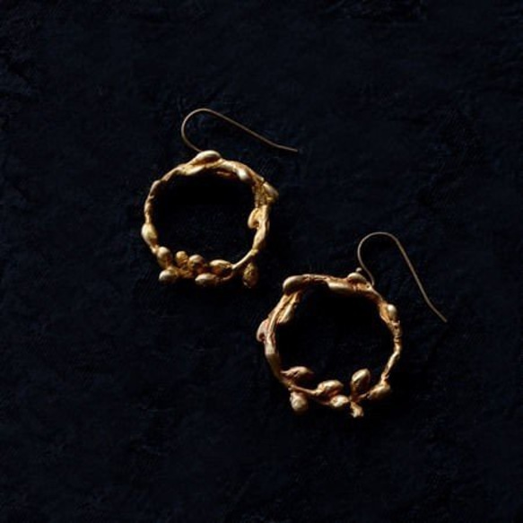 Wreath / earrings 2枚目の画像