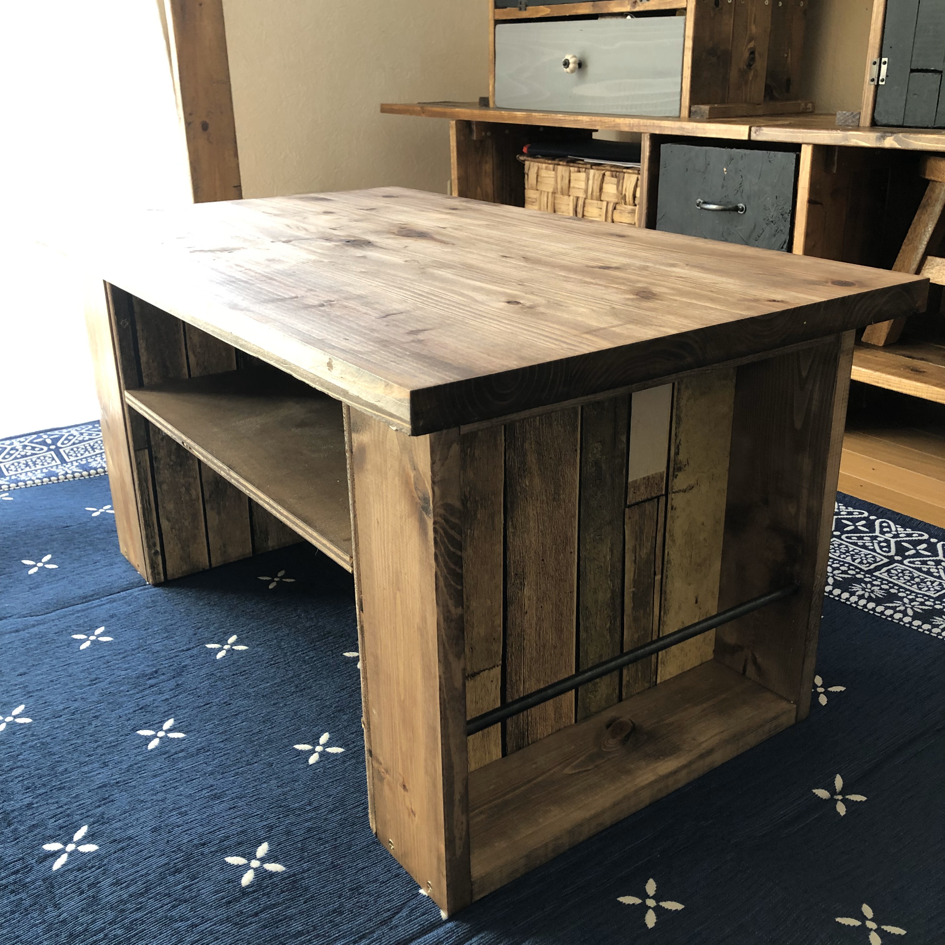 イチゾー工務店☆オーダー不可② ローテーブルW2 ローテーブル・リビングテーブル イチゾー工務店