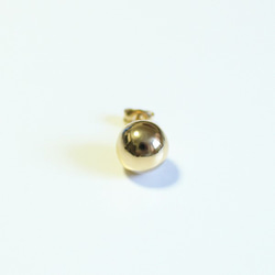 ■solid pierce -round / gold-■ ソリッドピアス ラウンド ゴールド 2枚目の画像