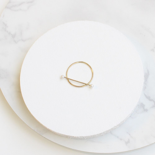SALE □double baby pearl ring□ ダブルベビーパールリング 指輪 