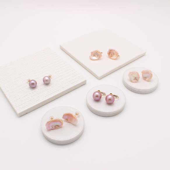 まゆ様専用■lebel pearl earring■ ルベルパールピアス 6枚目の画像