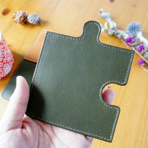 Creema限定 】パズルレザーコースター *お得な4枚セット* 送料無料/革