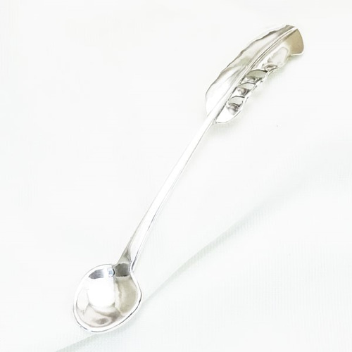 フェザー スプーン 銀食器 spoon【受注製作】白頭鷲の羽根 銀 925 実用