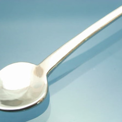 フェザー スプーン　銀食器　spoon【受注製作】白頭鷲の羽根　銀　925　実用【全長 約10cm】　  atpfs1 8枚目の画像