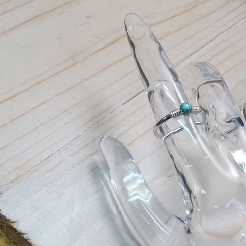 symmetric【S】ムーンストーン【受注製作】ターコイズ ガーネット