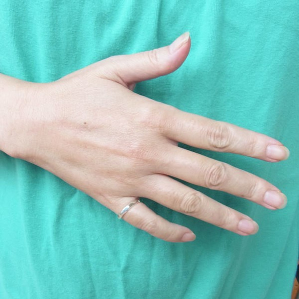 オクタゴン リング【受注製作】OCTAGON  シルバー　925 【5号から25号まで】atpring123next 6枚目の画像