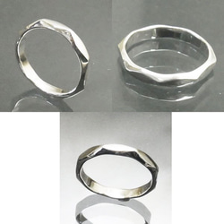 オクタゴン リング【受注製作】OCTAGON  シルバー　925 【5号から25号まで】atpring123next 5枚目の画像