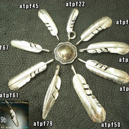 白頭鷲の羽根 【受注製作】ペンダント 925 Eagle Feather 銀地金より