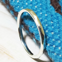 ベイシック【受注製作】Basic  HandMade  Sv  Ring 【3号から30号まで】atpring128 2枚目の画像