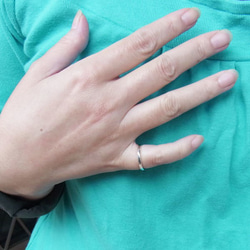 ベイシック【受注製作】Basic  HandMade  Sv  Ring 【3号から30号まで】atpring128 4枚目の画像