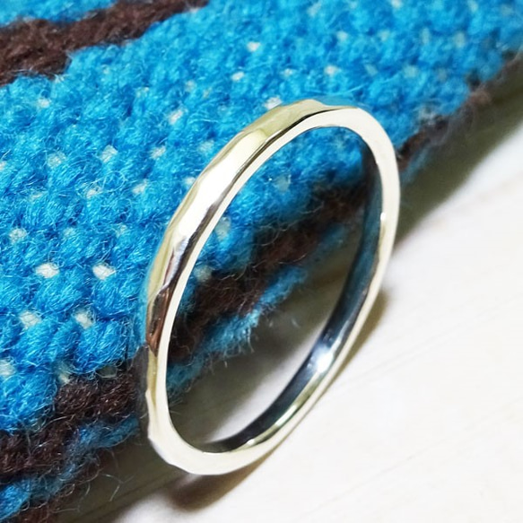 ベイシック【受注製作】Basic  HandMade  Sv  Ring 【3号から30号まで】atpring128 6枚目の画像