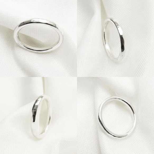 ベイシック ２　リング【受注製作】Basic HandMade Sv Ring 【3号から30号】atpring1282 8枚目の画像