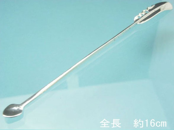 フェザー マドラー　銀食器【受注製作】白頭鷲の羽根　銀　925　cocktail　stirrer　atpfm1 4枚目の画像