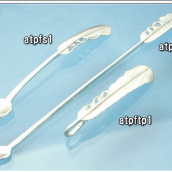 フェザー マドラー　銀食器【受注製作】白頭鷲の羽根　銀　925　cocktail　stirrer　atpfm1 10枚目の画像