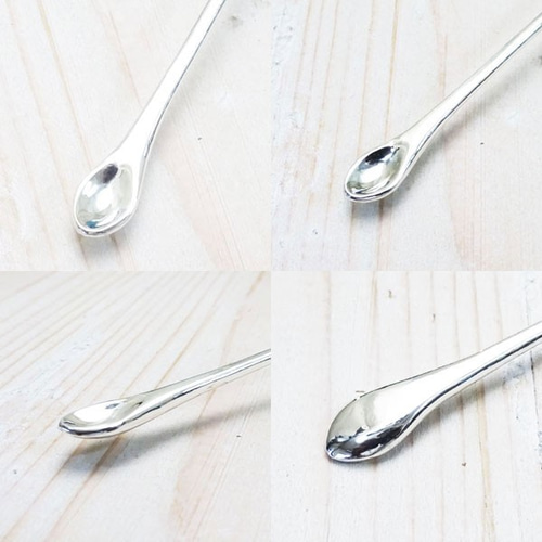 フェザー マドラー 銀食器【受注製作】白頭鷲の羽根 銀 925 cocktail