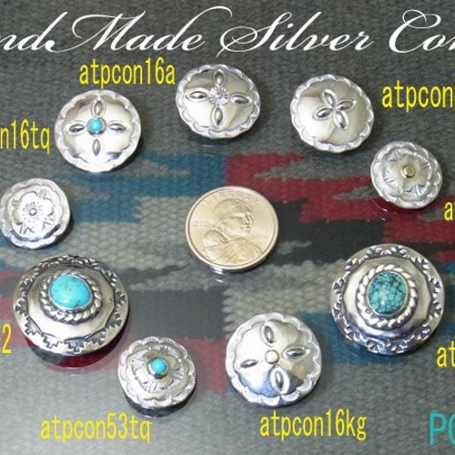 コンチョ シルバー 20mm【受注製作】ボタン 太陽 日の出 小さめ diy