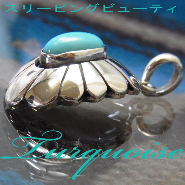 【SALE】ペンダント　スリーピングビューティ　サンレイ　シルバー　925　 atptq6