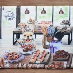 彩繪法鬥Bruni and Gumby's絨毛地墊｜地毯 ｜寵物墊【幸福麵包店】 第7張的照片