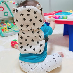 ごっつん防止 ウサちゃんの転倒防止リュック 4枚目の画像