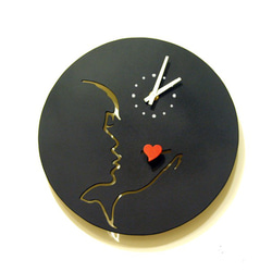 手作り木製創作時計 [一生愛 - ㄚシスターキスワン] 1枚目の画像