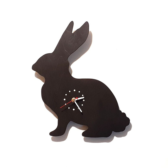 手工木作創意造型板/時鐘 [ 歡樂動物園 - 兔兔 ] 第2張的照片