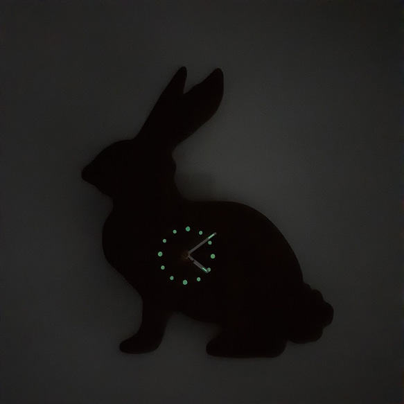 手工木作創意造型板/時鐘 [ 歡樂動物園 - 兔兔 ] 第6張的照片