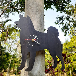 手工木作創意造型板/時鐘 [ 歡樂動物園 - 柴犬 ] 第4張的照片