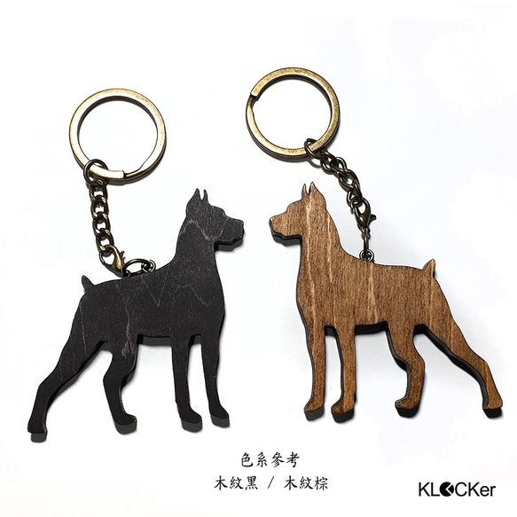 KLOCKer 手工木作掛鐘 [歡樂動物園 - 杜賓狗] 第2張的照片