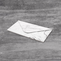 霜降りエンベロープトラベル財布（白） 3枚目の画像