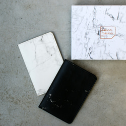 大理石紋護照套（黑） 第6張的照片