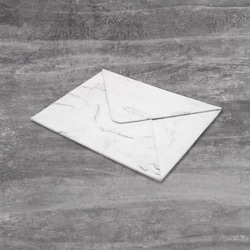 A4大理石紋信封包（白） 第3張的照片