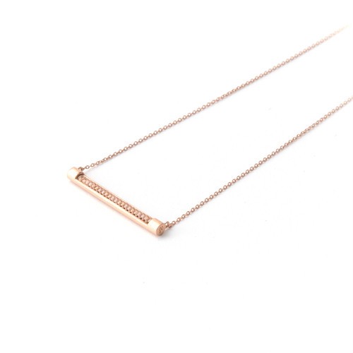 MMD　short bar necklace / light