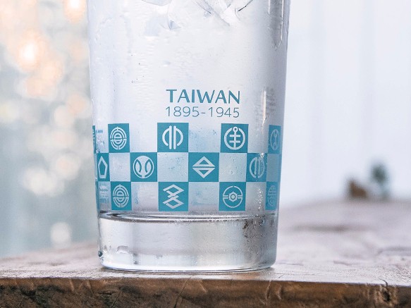 台湾市章のガラスコップ（第2弾）－花浅葱(はなあさぎ) 3枚目の画像